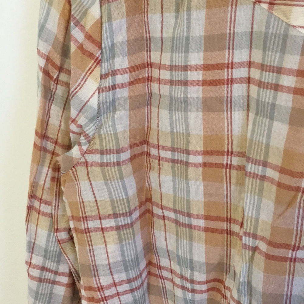 Lightweight Plaid American Rag Button Down - Picture 5 of 5
